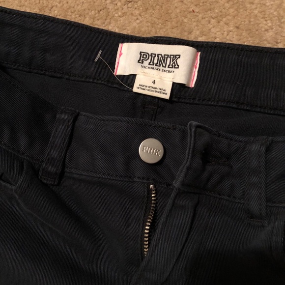 (PINK) NWOT Navy Cutoffs - Picture 3 of 5